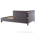 Set di camere da letto all&#39;ingrosso letto imbottito da letto KD CX615